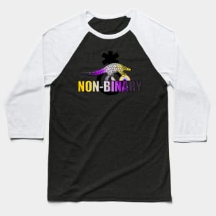 Non-binary Pangolin Baseball T-Shirt